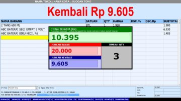 Software Kasir Minimarket