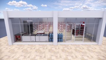 Desain 3 Dimensi Minimarket