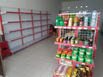 Rak Gondola Minimarket Payakumbuh