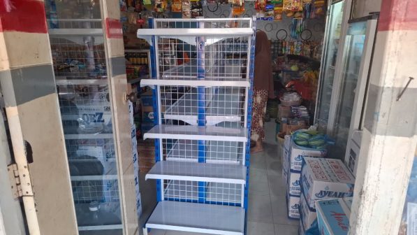 rak minimarket untuk pemula